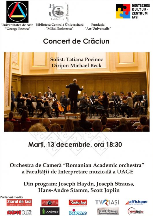 afis concert craciun